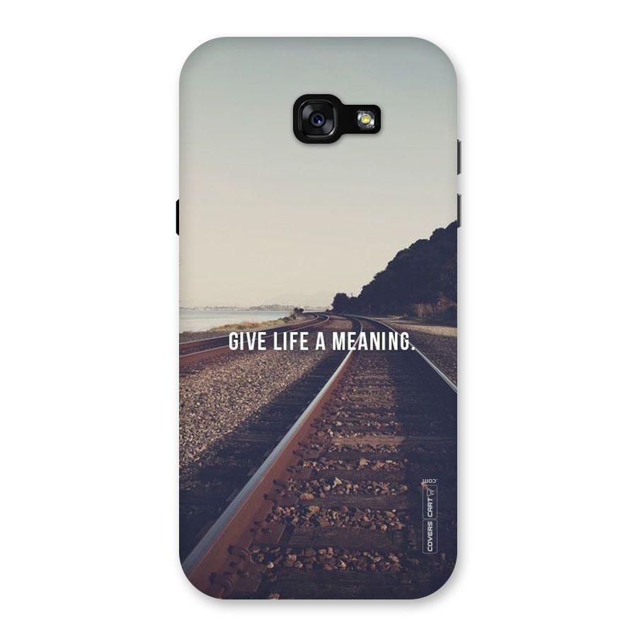 Meaning To Life Back Case for Galaxy A7 (2017)