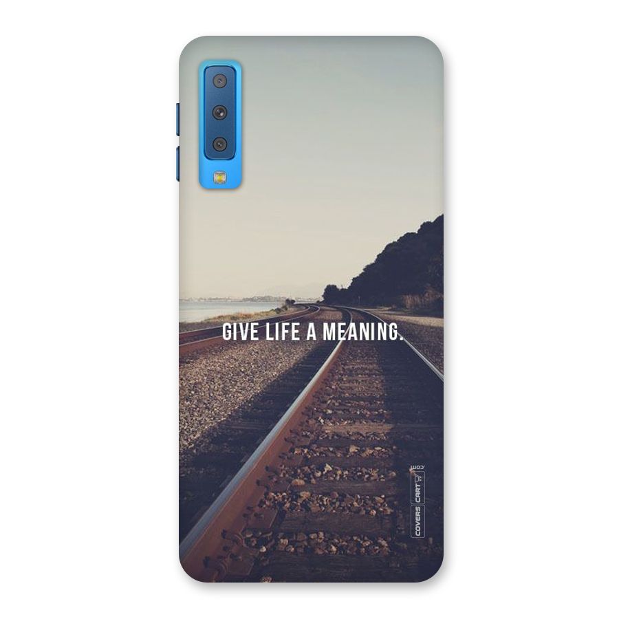Meaning To Life Back Case for Galaxy A7 (2018)