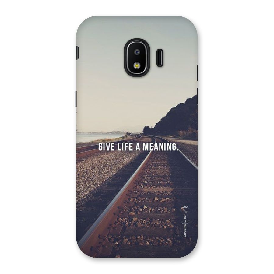 Meaning To Life Back Case for Galaxy J2 Pro 2018