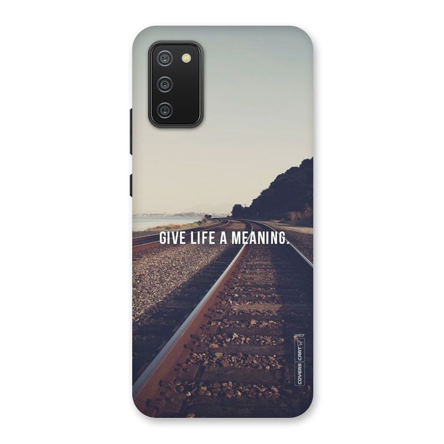 Meaning To Life Back Case for Galaxy M02s