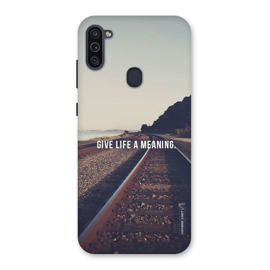 Meaning To Life Back Case for Galaxy M11