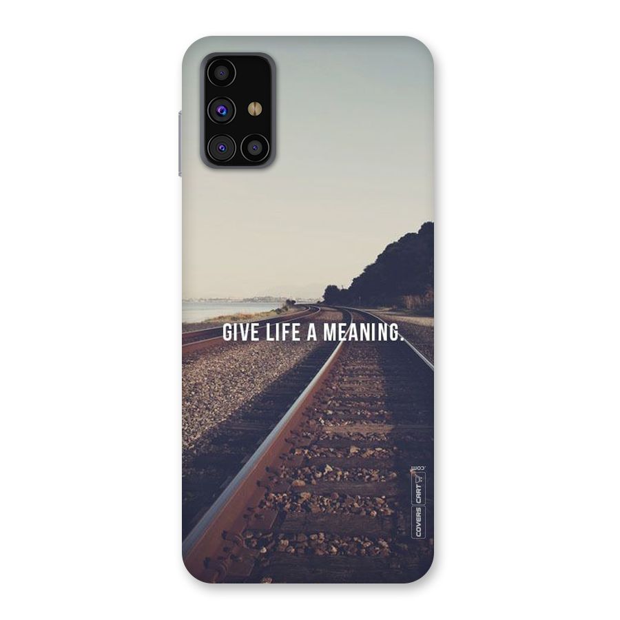 Meaning To Life Back Case for Galaxy M31s