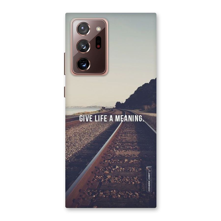 Meaning To Life Back Case for Galaxy Note 20 Ultra