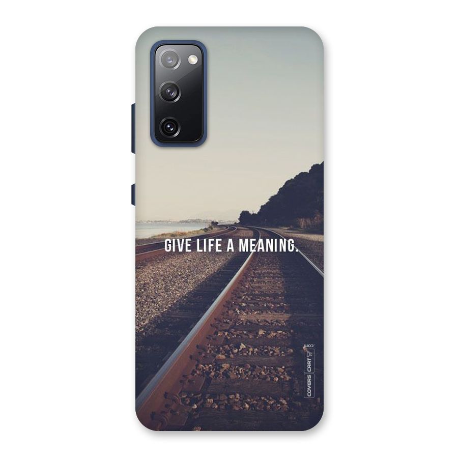 Meaning To Life Back Case for Galaxy S20 FE