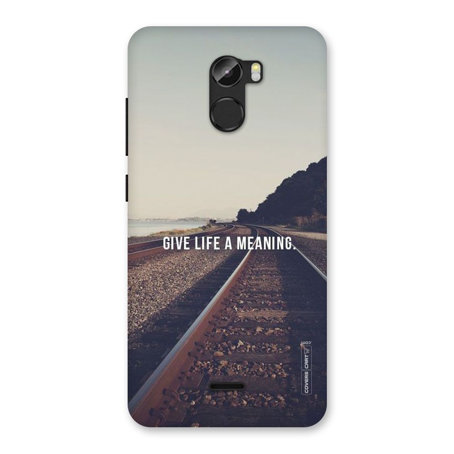 Meaning To Life Back Case for Gionee X1