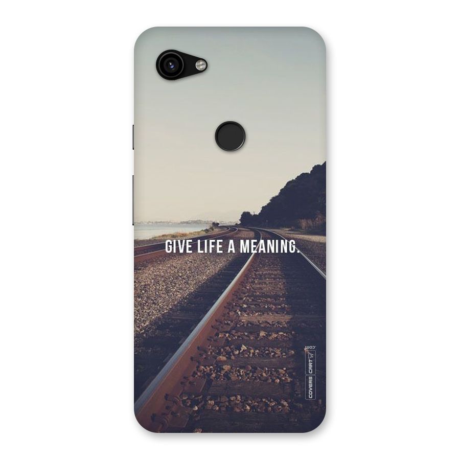 Meaning To Life Back Case for Google Pixel 3a XL