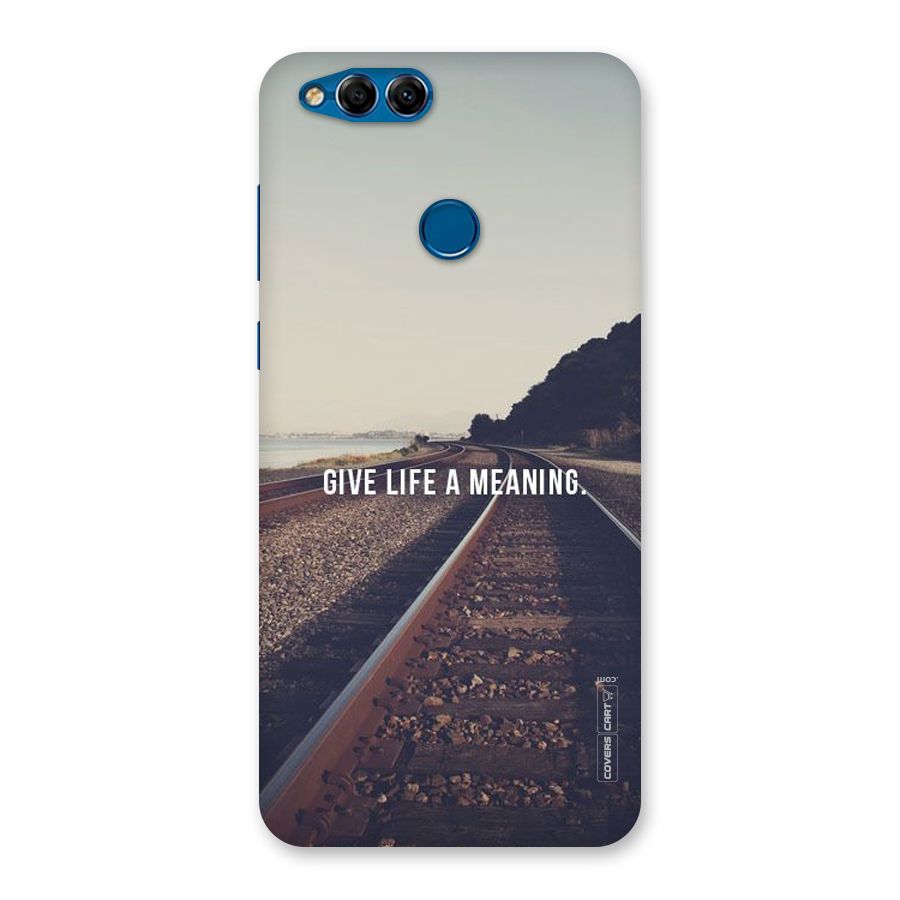 Meaning To Life Back Case for Honor 7X