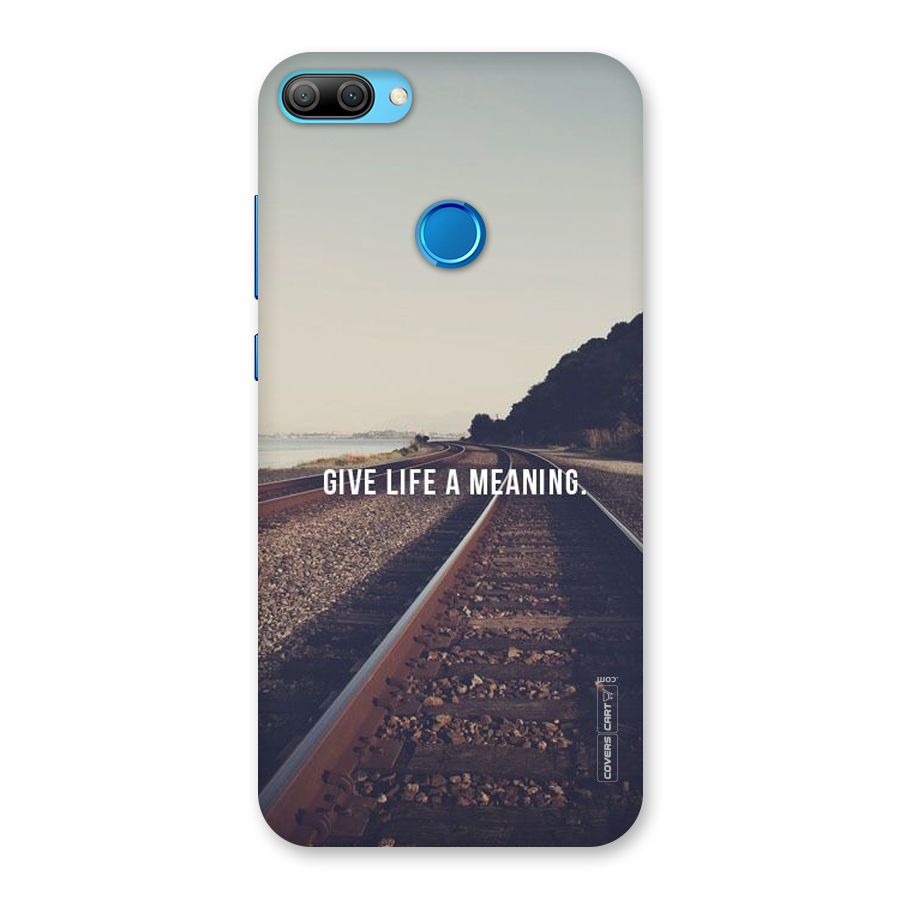 Meaning To Life Back Case for Honor 9N