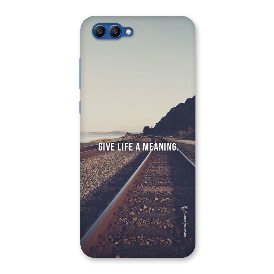 Meaning To Life Back Case for Honor View 10
