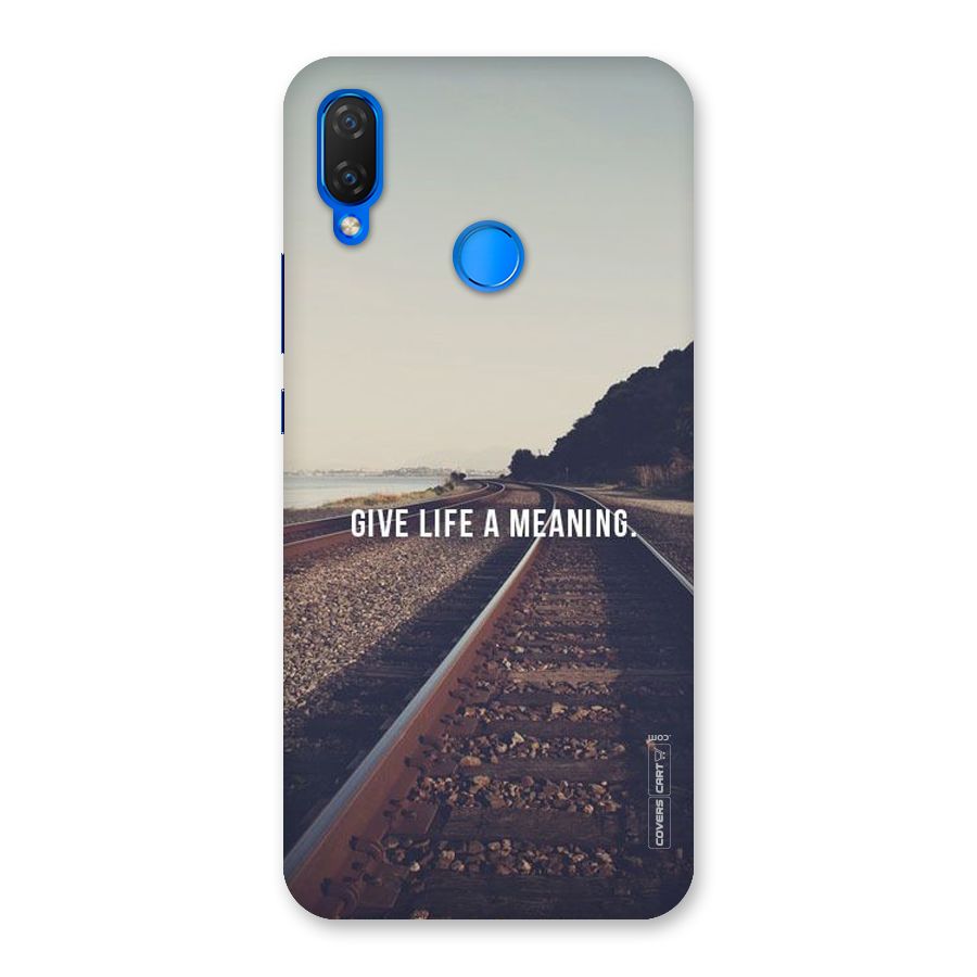 Meaning To Life Back Case for Huawei P Smart+