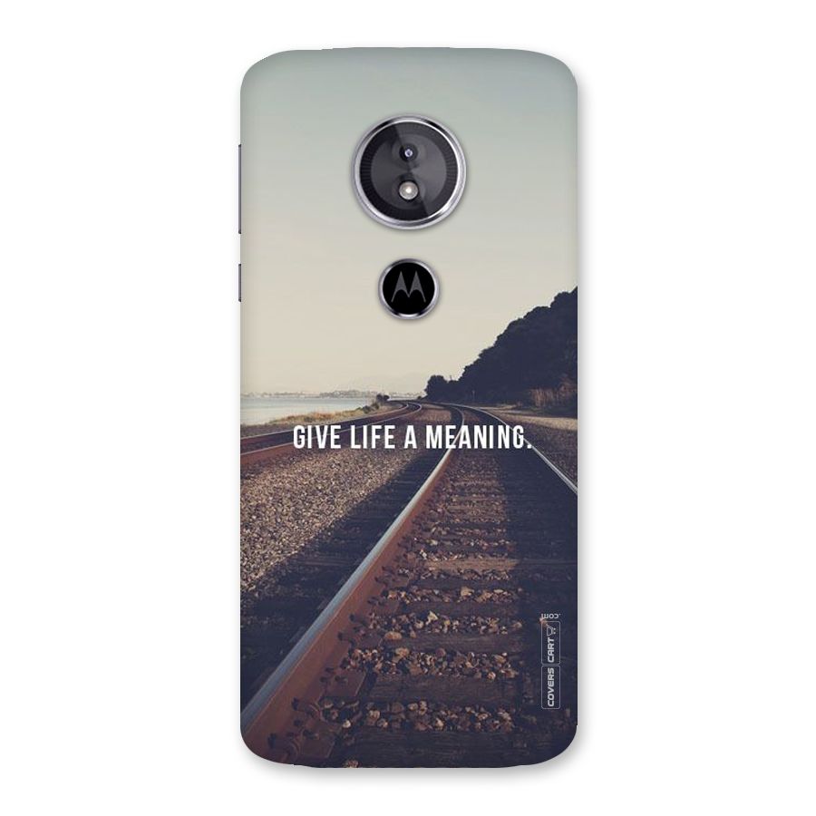 Meaning To Life Back Case for Moto E5