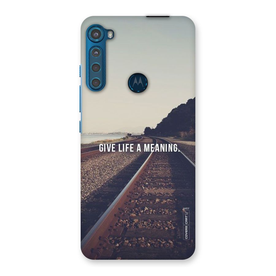 Meaning To Life Back Case for Motorola One Fusion Plus