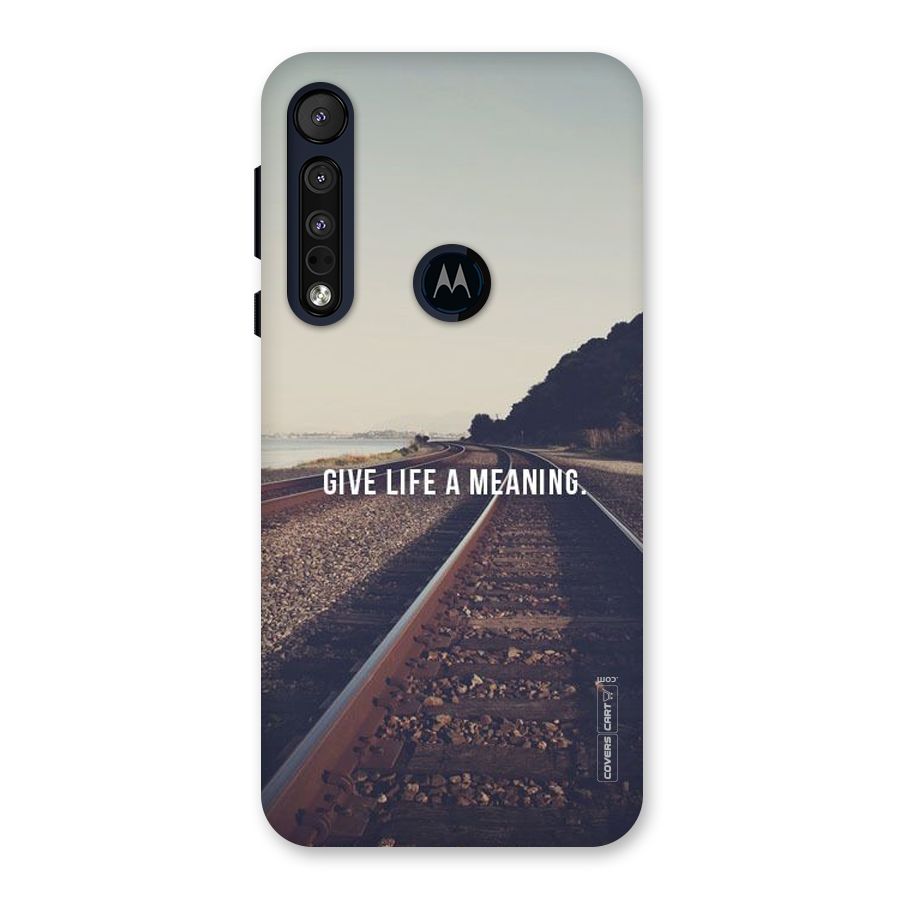 Meaning To Life Back Case for Motorola One Macro