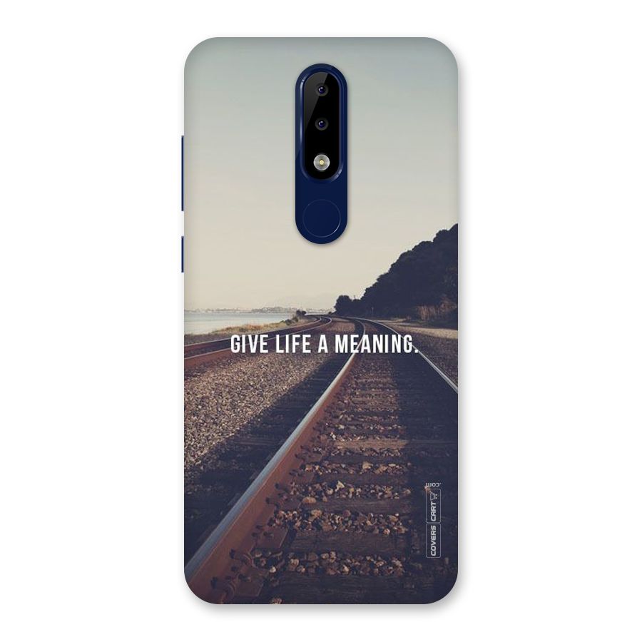 Meaning To Life Back Case for Nokia 5.1 Plus