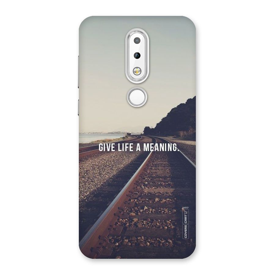 Meaning To Life Back Case for Nokia 6.1 Plus