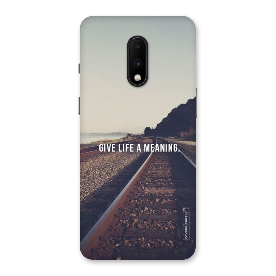 Meaning To Life Back Case for OnePlus 7