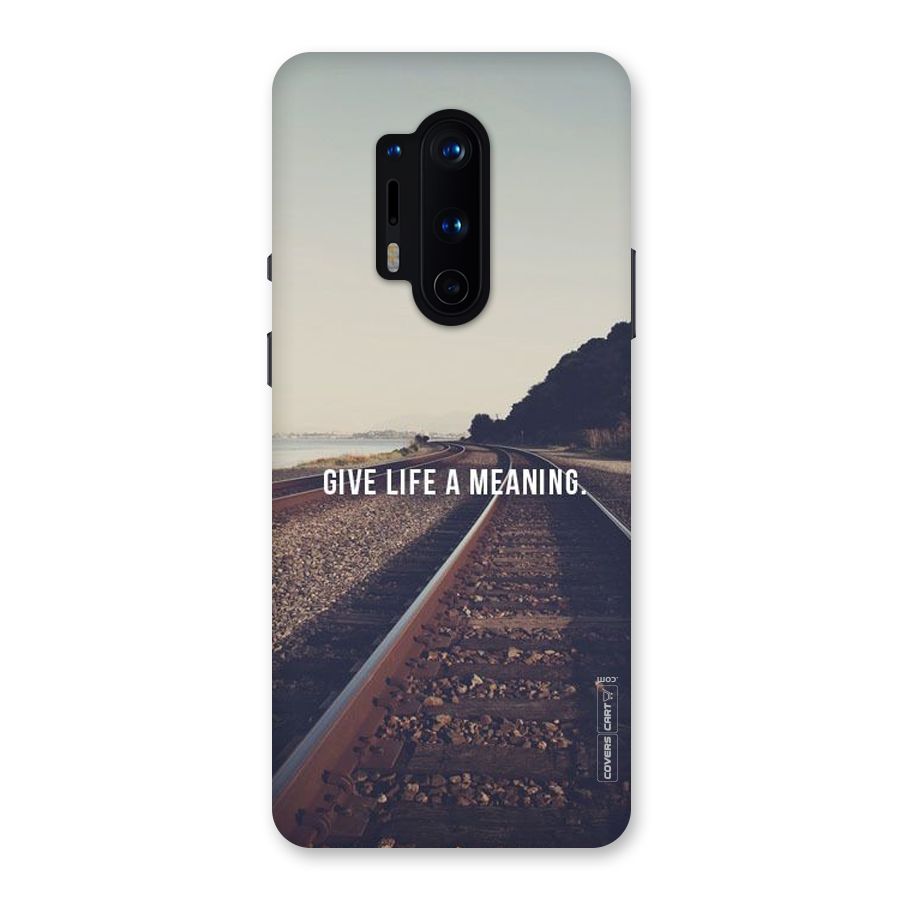 Meaning To Life Back Case for OnePlus 8 Pro