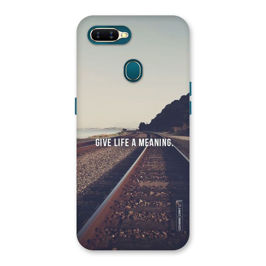 Meaning To Life Back Case for Oppo A11k