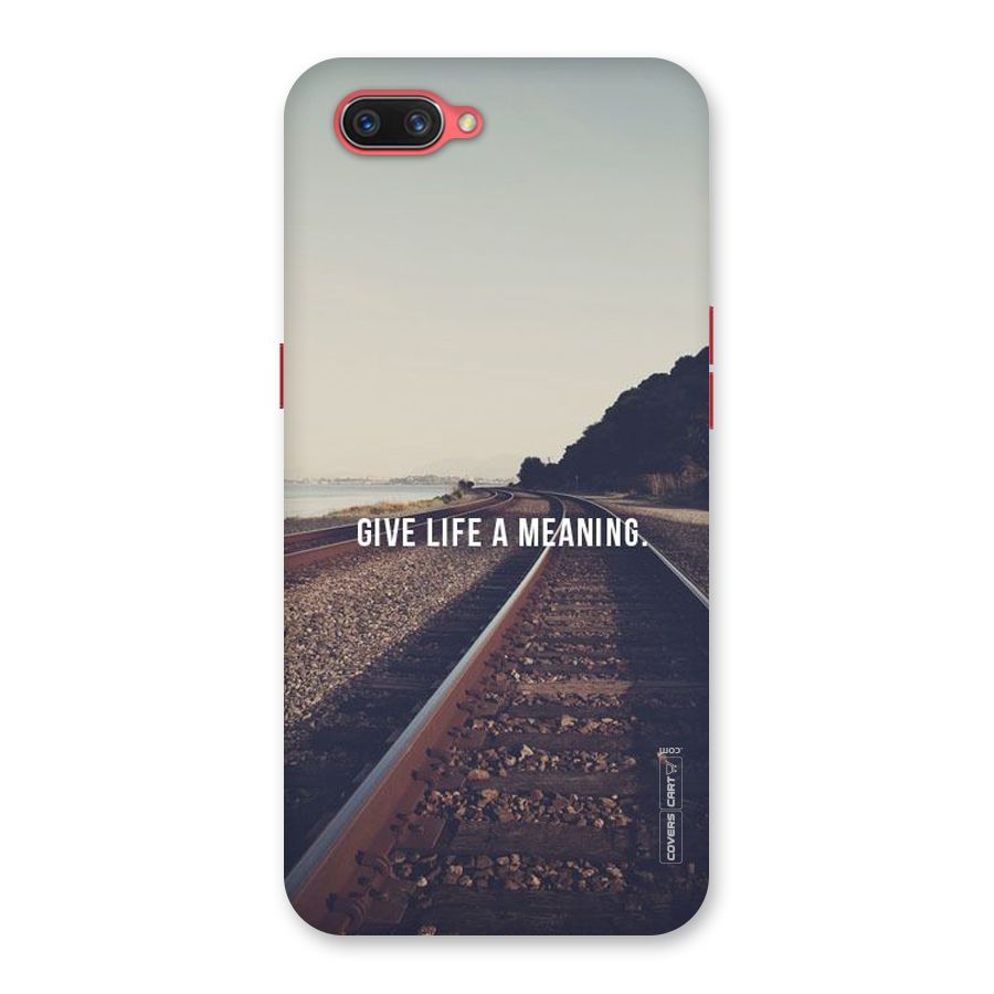 Meaning To Life Back Case for Oppo A3s