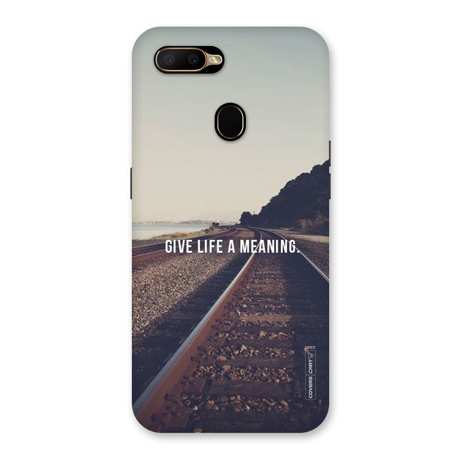 Meaning To Life Back Case for Oppo A5s