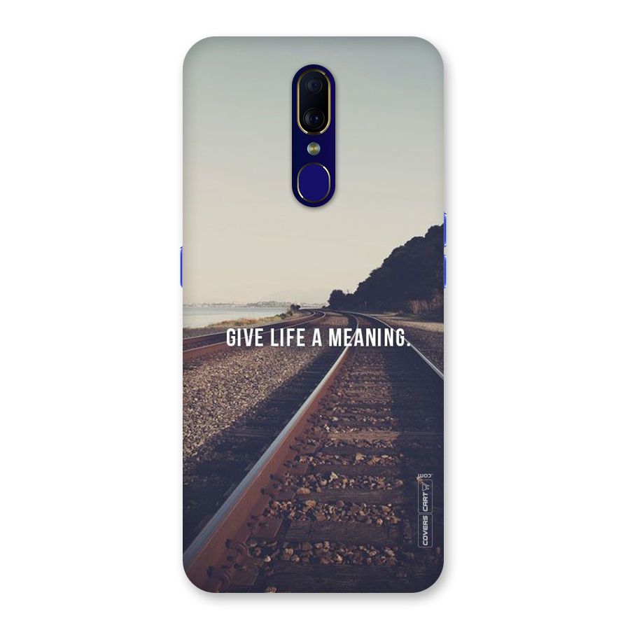 Meaning To Life Back Case for Oppo A9