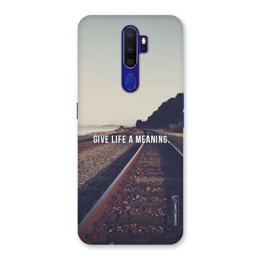 Meaning To Life Back Case for Oppo A9 (2020)