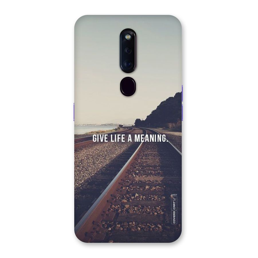 Meaning To Life Back Case for Oppo F11 Pro