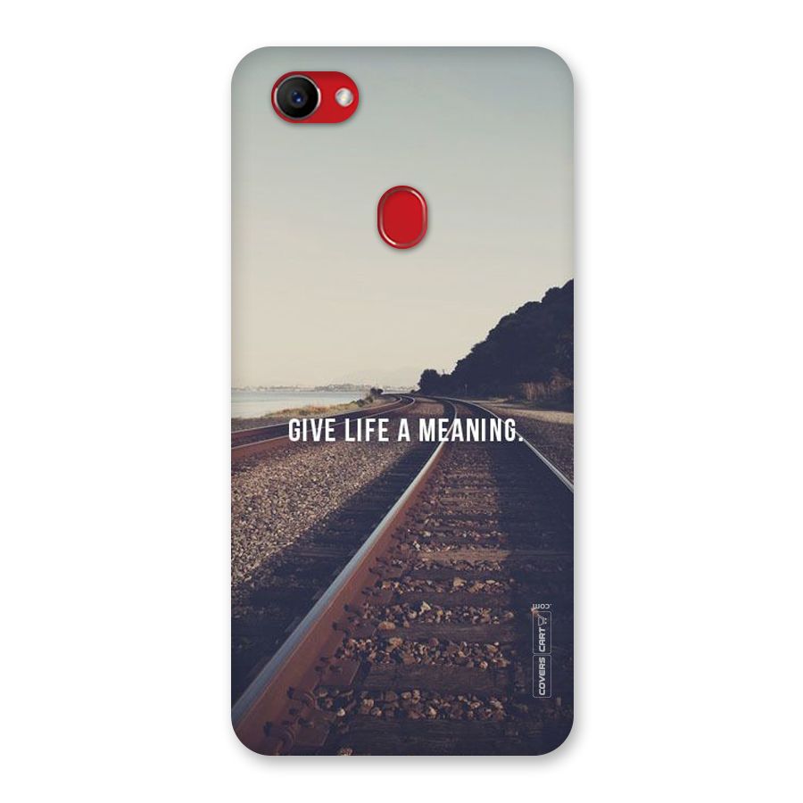 Meaning To Life Back Case for Oppo F7