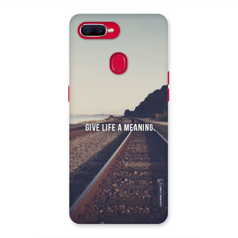 Meaning To Life Back Case for Oppo F9 Pro