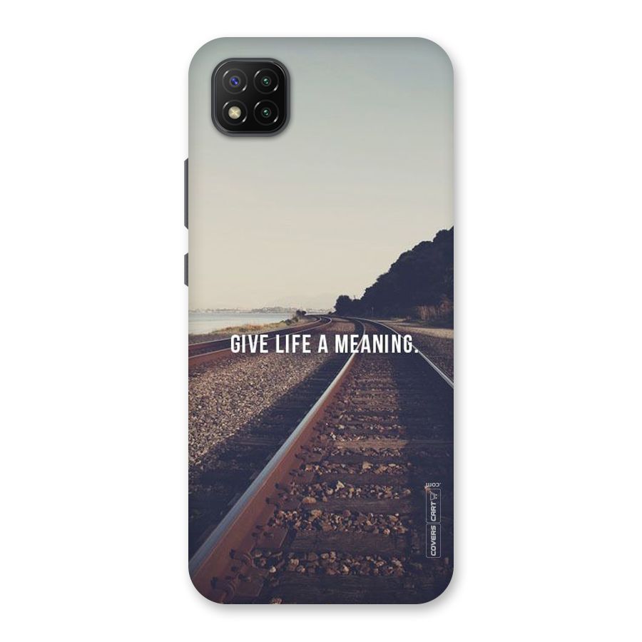 Meaning To Life Back Case for Poco C3