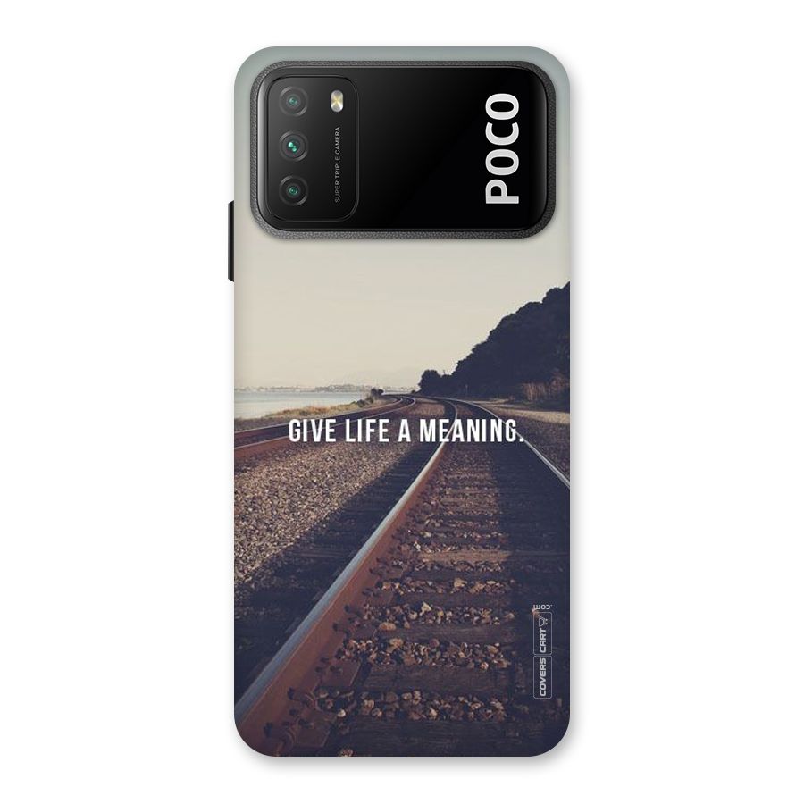 Meaning To Life Back Case for Poco M3