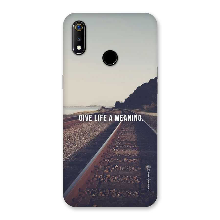 Meaning To Life Back Case for Realme 3