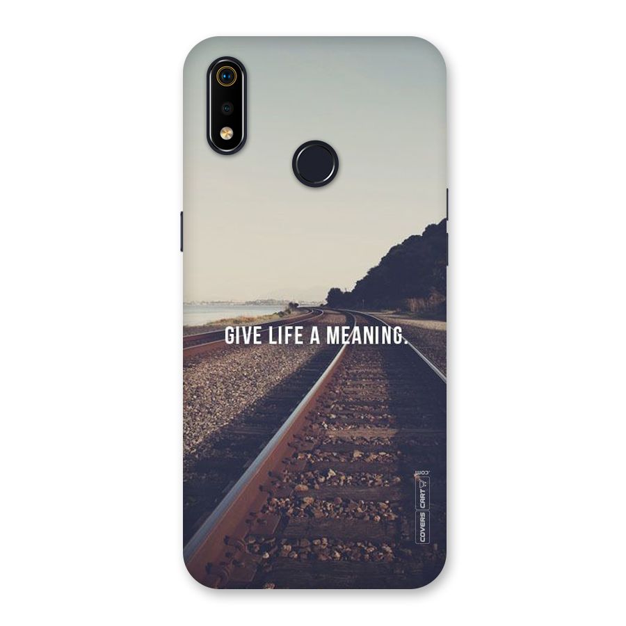 Meaning To Life Back Case for Realme 3i