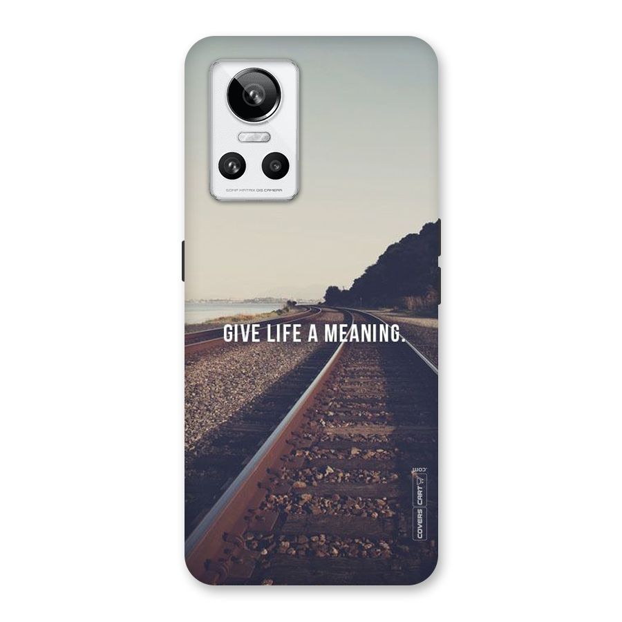 Meaning To Life Back Case for Realme GT Neo 3