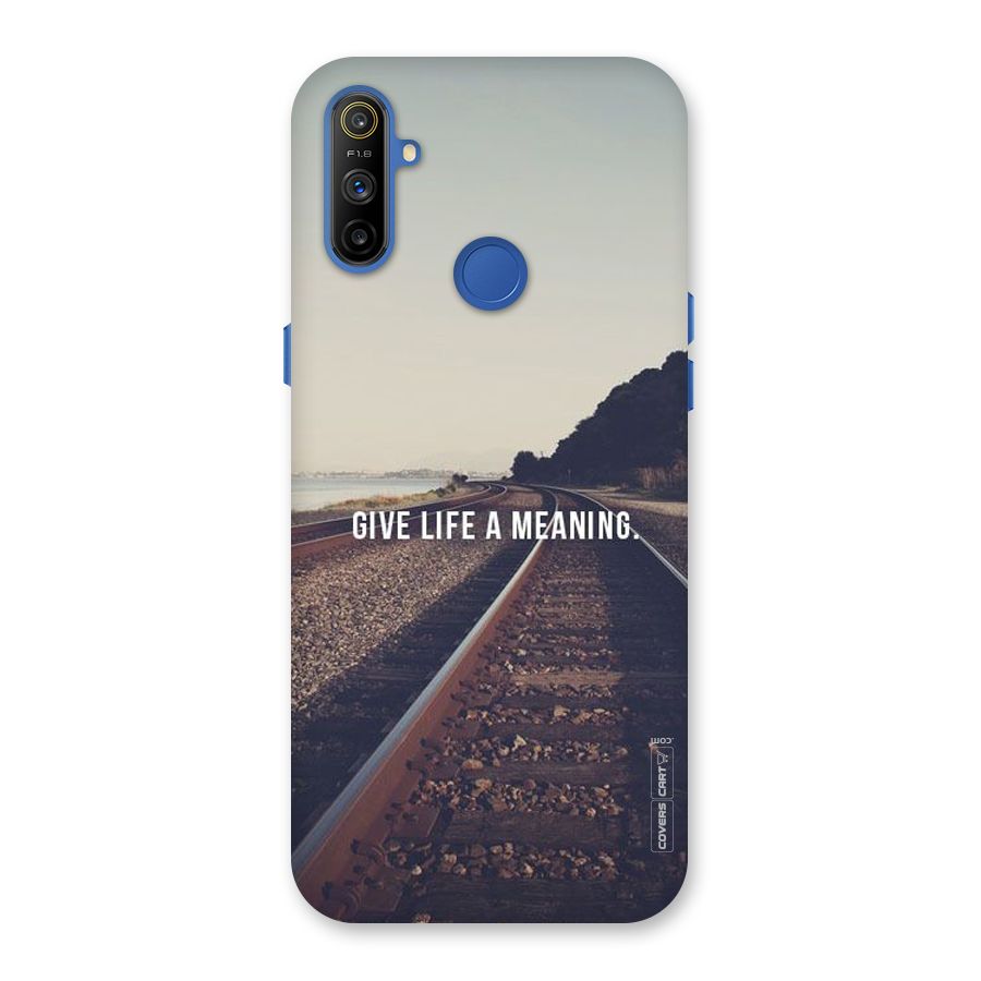 Meaning To Life Back Case for Realme Narzo 10A