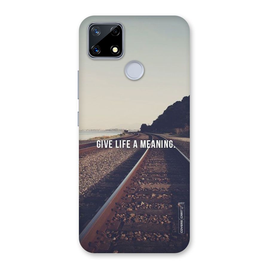 Meaning To Life Back Case for Realme Narzo 20