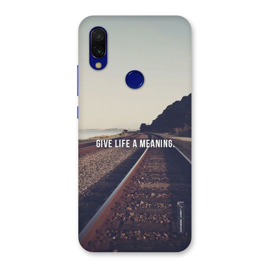 Meaning To Life Back Case for Redmi 7