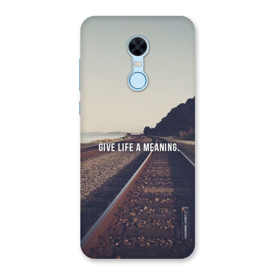 Meaning To Life Back Case for Redmi Note 5