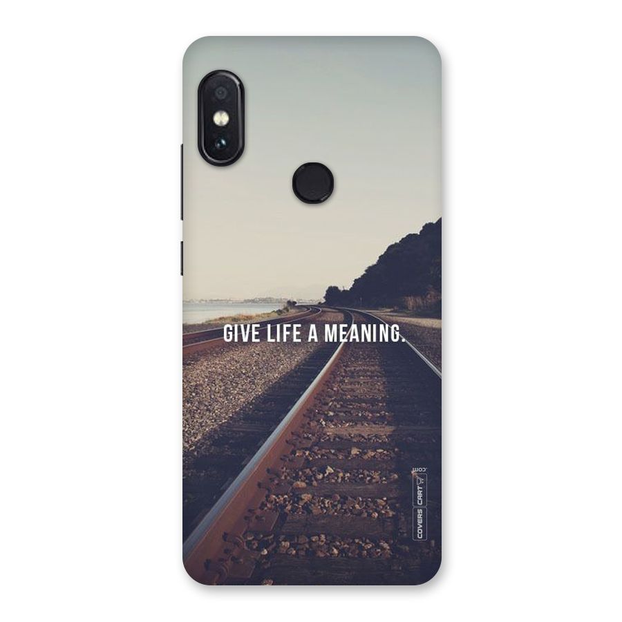 Meaning To Life Back Case for Redmi Note 5 Pro