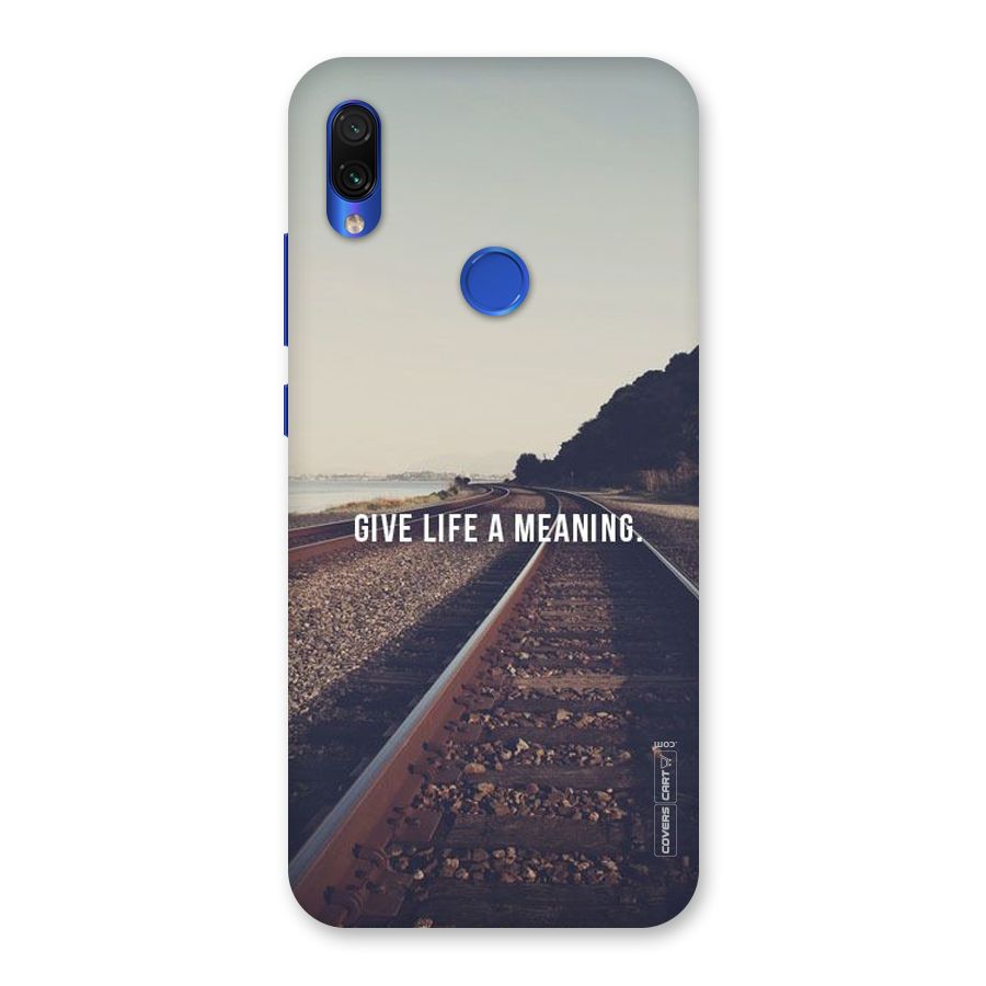Meaning To Life Back Case for Redmi Note 7S