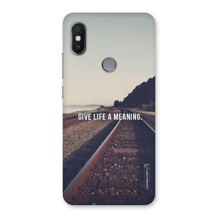 Meaning To Life Back Case for Redmi Y2