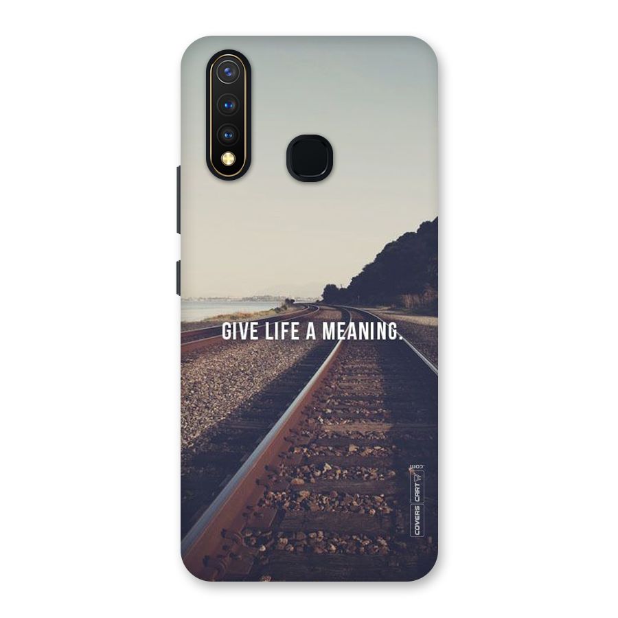 Meaning To Life Back Case for Vivo U20