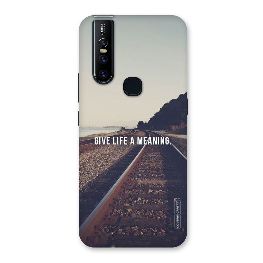 Meaning To Life Back Case for Vivo V15