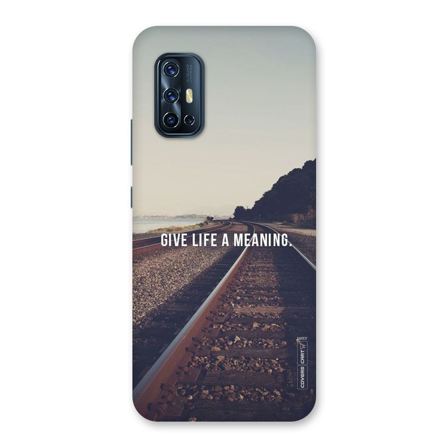 Meaning To Life Back Case for Vivo V17
