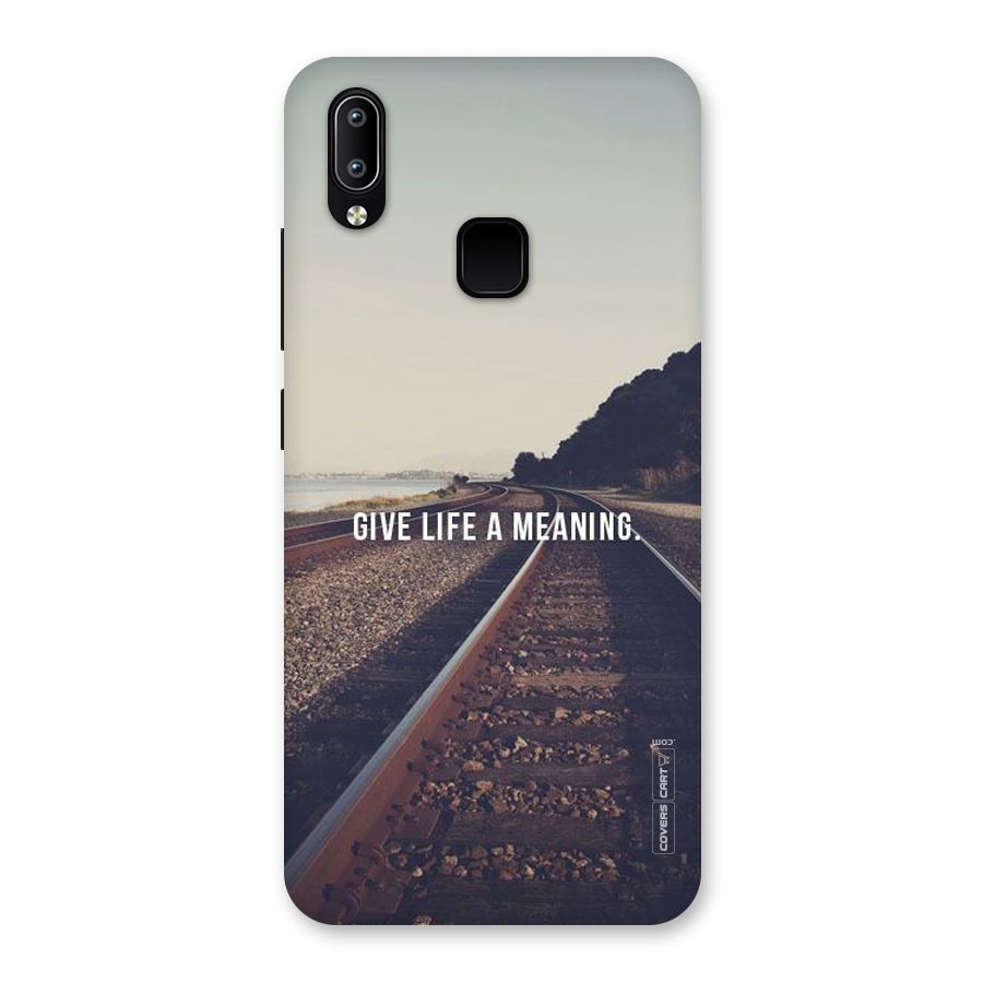 Meaning To Life Back Case for Vivo Y93
