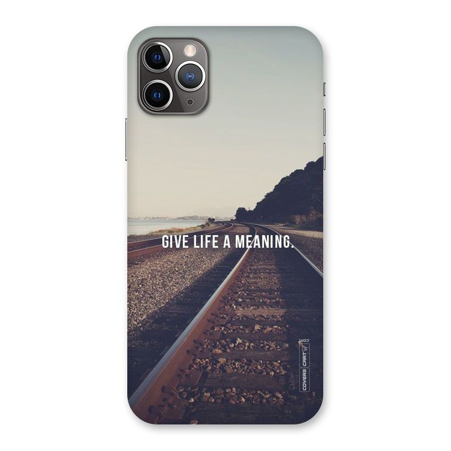Meaning To Life Back Case for iPhone 11 Pro Max