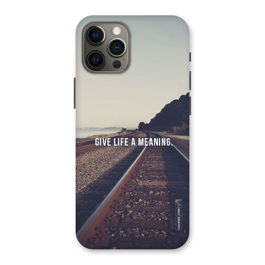 Meaning To Life Back Case for iPhone 12 Pro Max