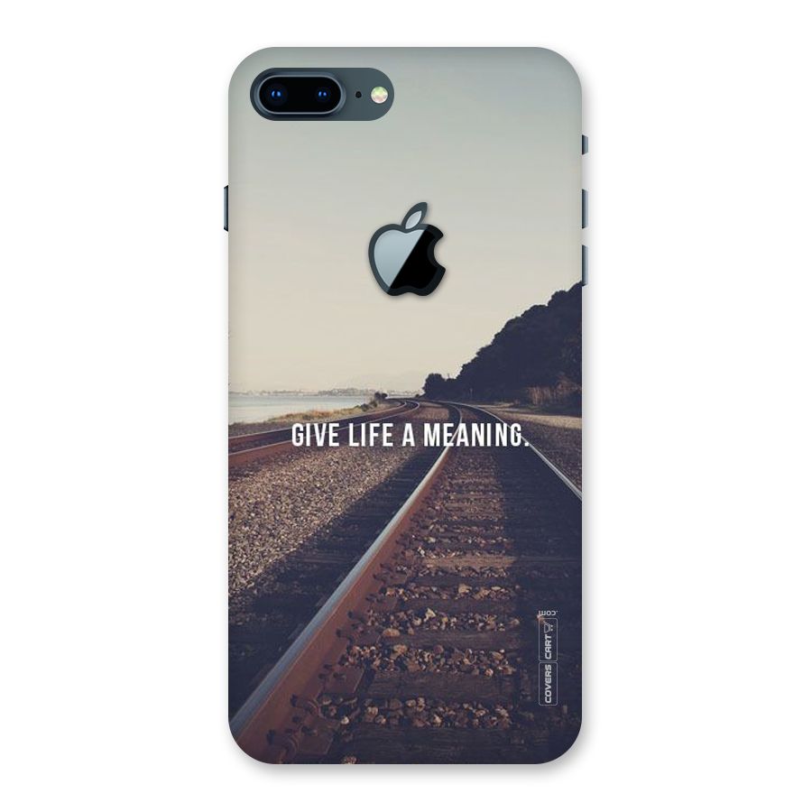 Meaning To Life Back Case for iPhone 7 Plus Apple Cut
