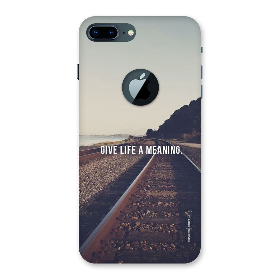Meaning To Life Back Case for iPhone 7 Plus Logo Cut