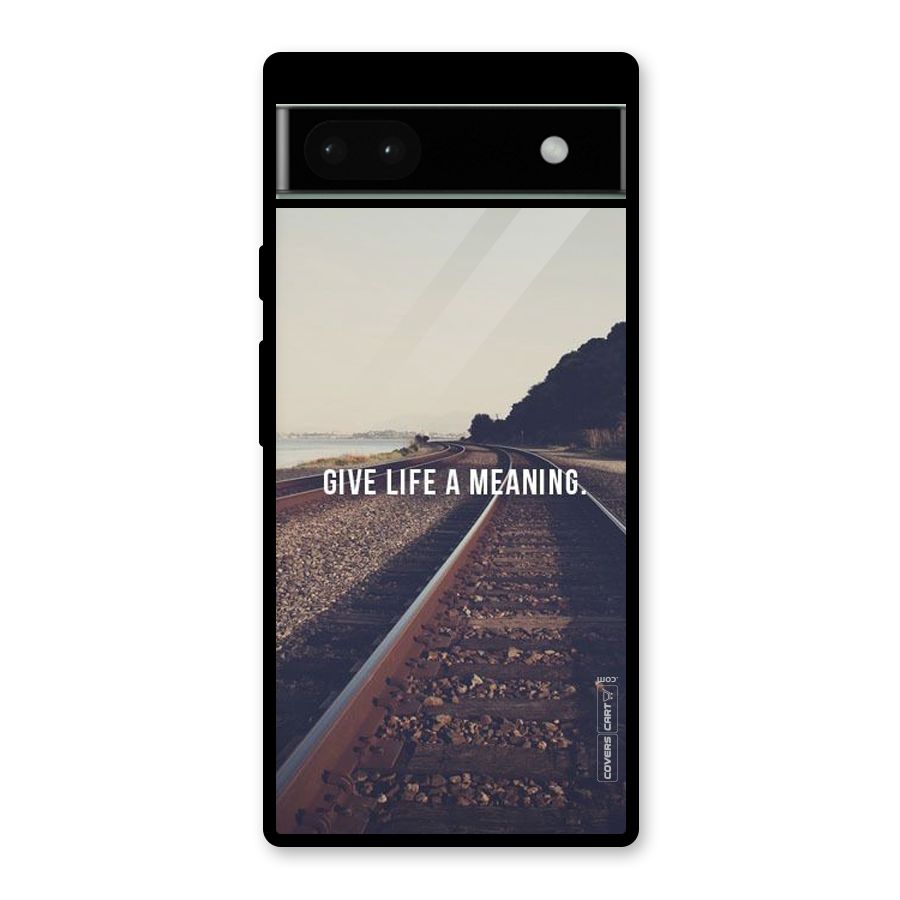 Meaning To Life Glass Back Case for Google Pixel 6a